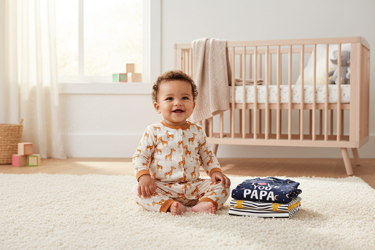 Adorable baby boy jumpsuits with playful prints perfect for gifting and everyday comfort