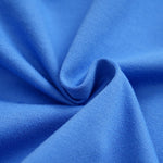 Builder Themed Baby Outfit for Boys - Tiny Builder Jumpsuit close-up of soft blue fabric texture for infant clothing