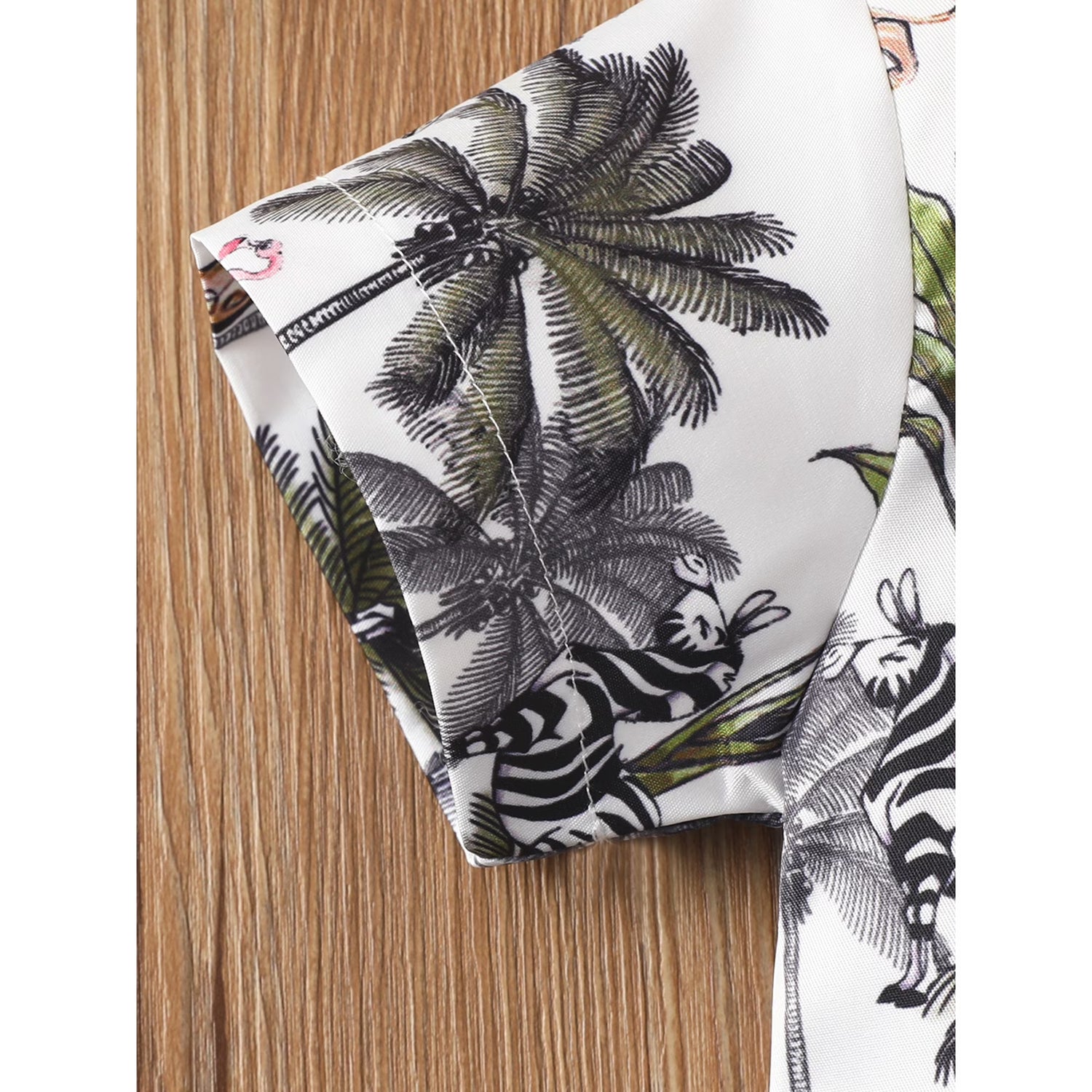 Conjunto de shorts con estampados de animales para niños pequeños – Suave, transpirable y listo para jugar