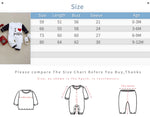 Adorable Unisex Baby Jumpsuit - I Love You Papa Design in Soft Cotton for Newborns with size chart and measurement guide