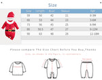 Adorable Baby Santa Jumpsuit & Hat Set - Soft Fabric, Easy Snap Closures, Holiday Fun with festive holiday romper and matching hat