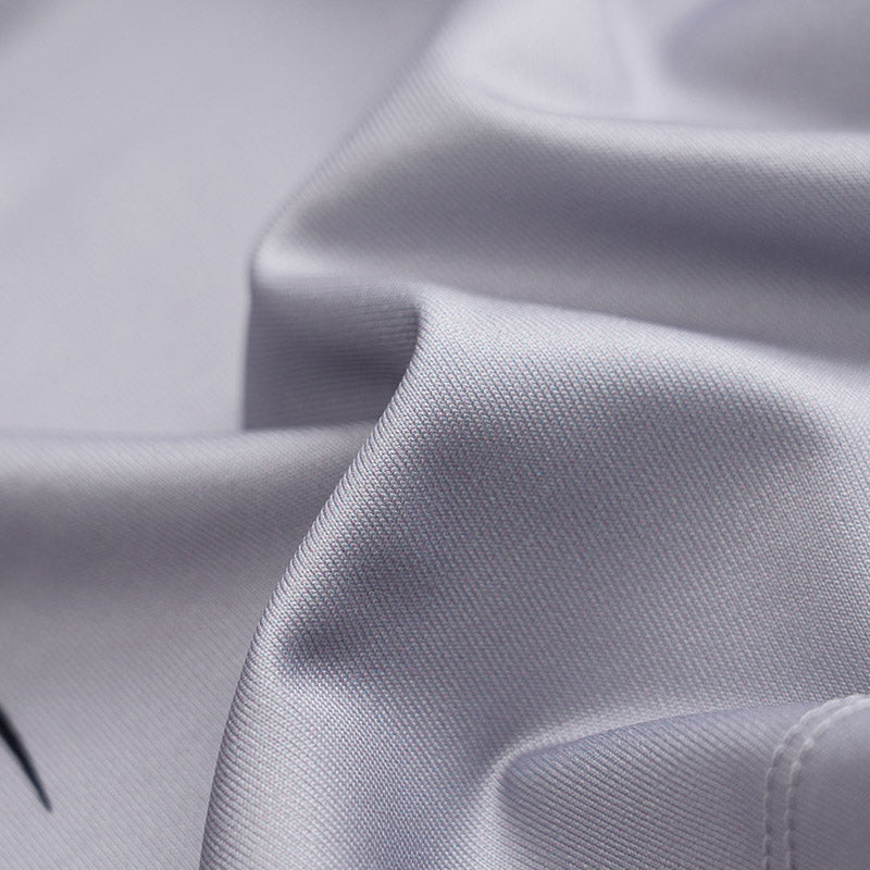 Close-up of gray fabric with folds