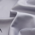 Close-up of gray fabric with folds