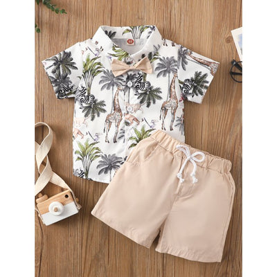 Toddler Wildlife Shorts Set – Soft, Breathable & Play‑Ready