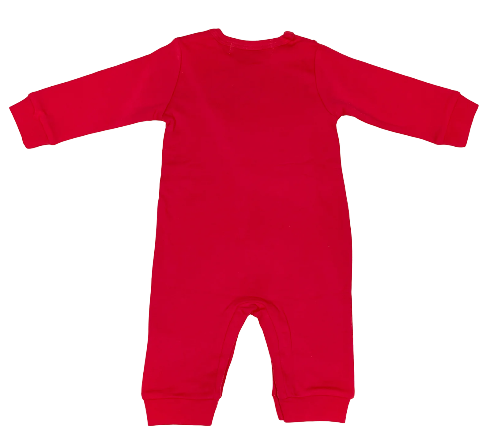 Baby Girl Boy Red Santa One-Piece Jumpsuit and Hat - 