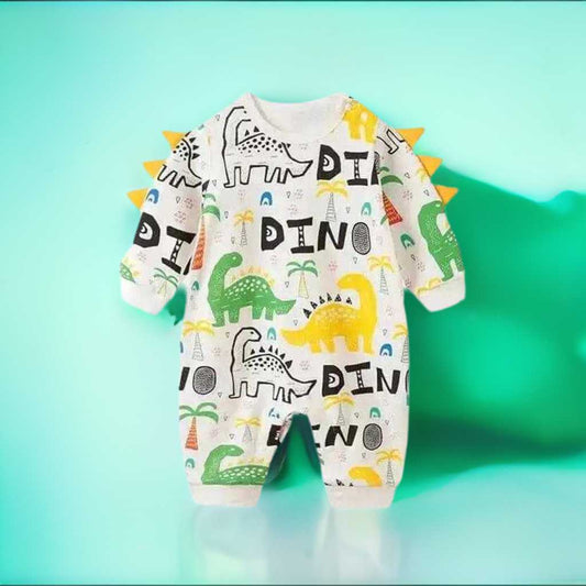 Baby Boy Adorable Dinosaur Jumpsuit - Premium Jumpsuit from Hushies - Just $23.39! Shop now at Hushies